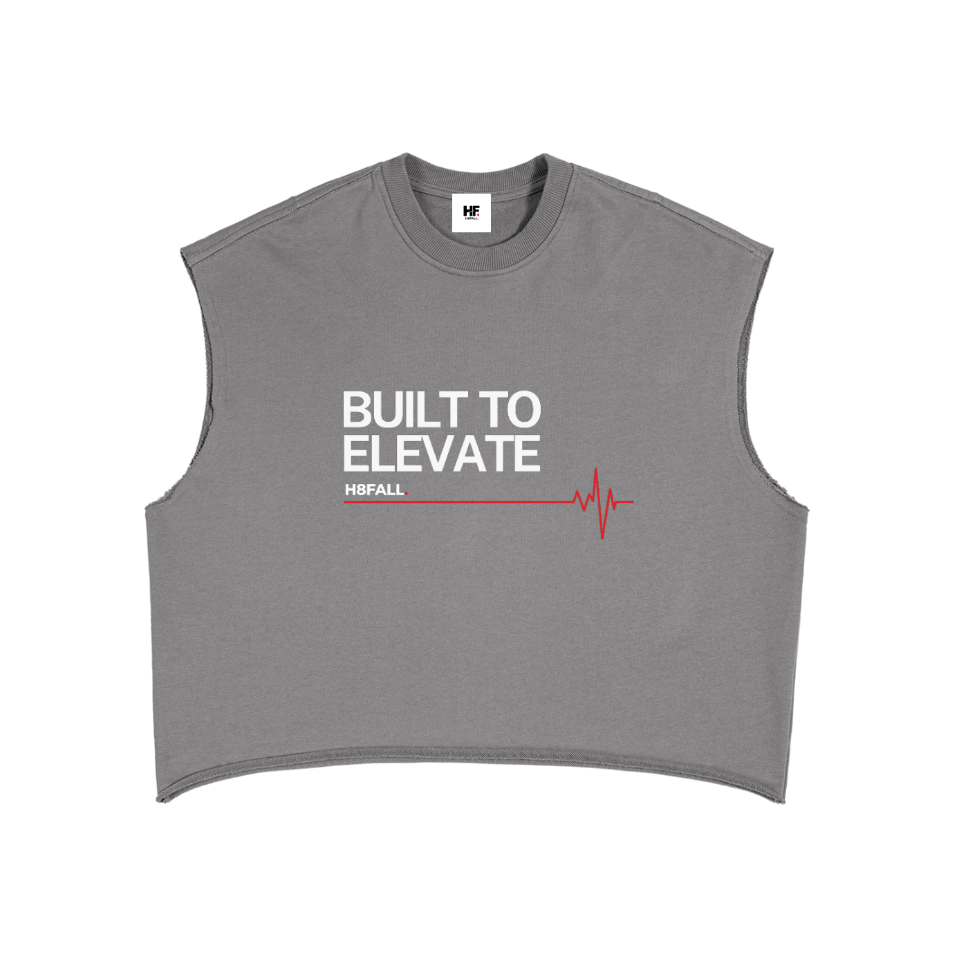 H8FALL Built To Elevate Boxy Tank Top