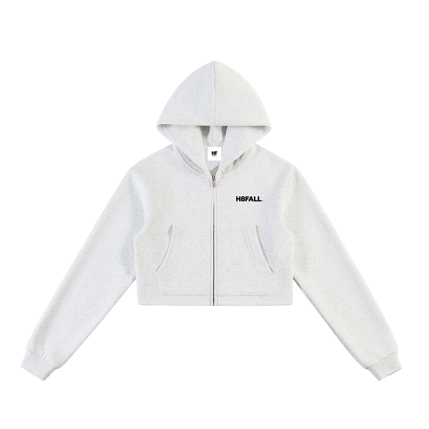 H8FALL Cropped Zip Hoodie