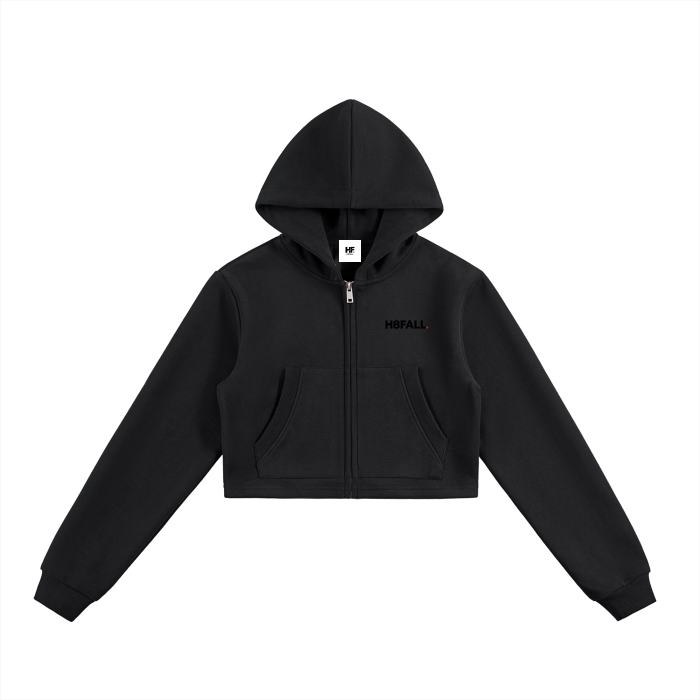 H8FALL Cropped Zip Hoodie