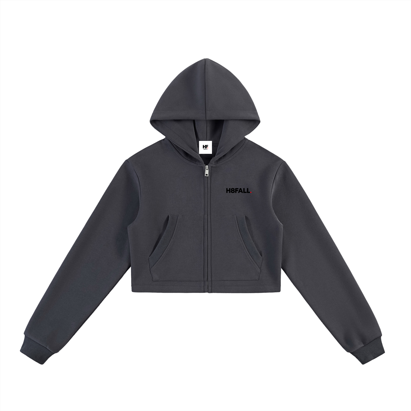 H8FALL Cropped Zip Hoodie