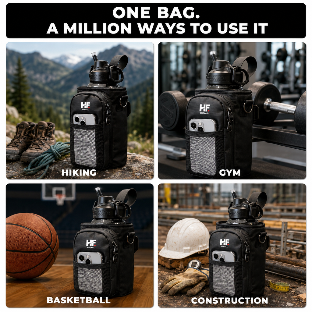 H8FALL Daily Move Bottle Sling – Magnetic Gym Water Bottle Carrier