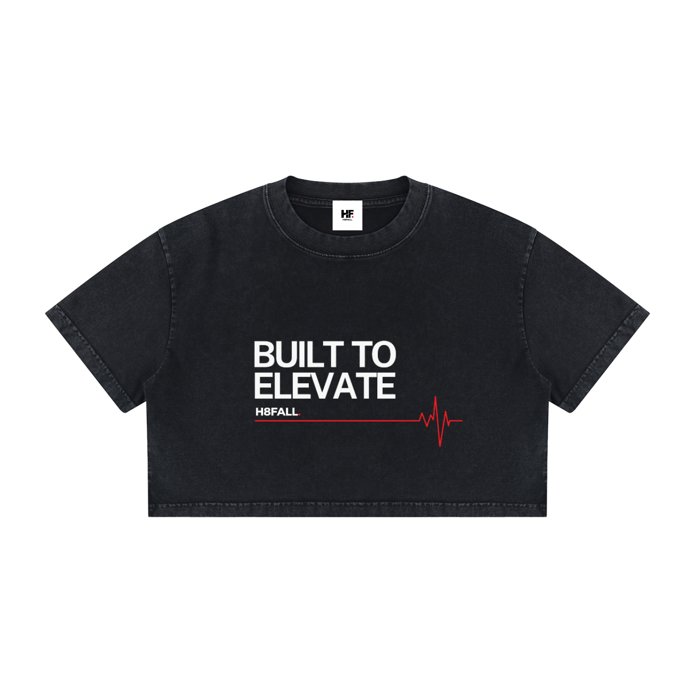 H8FALL Built To Elevate Cropped Tee