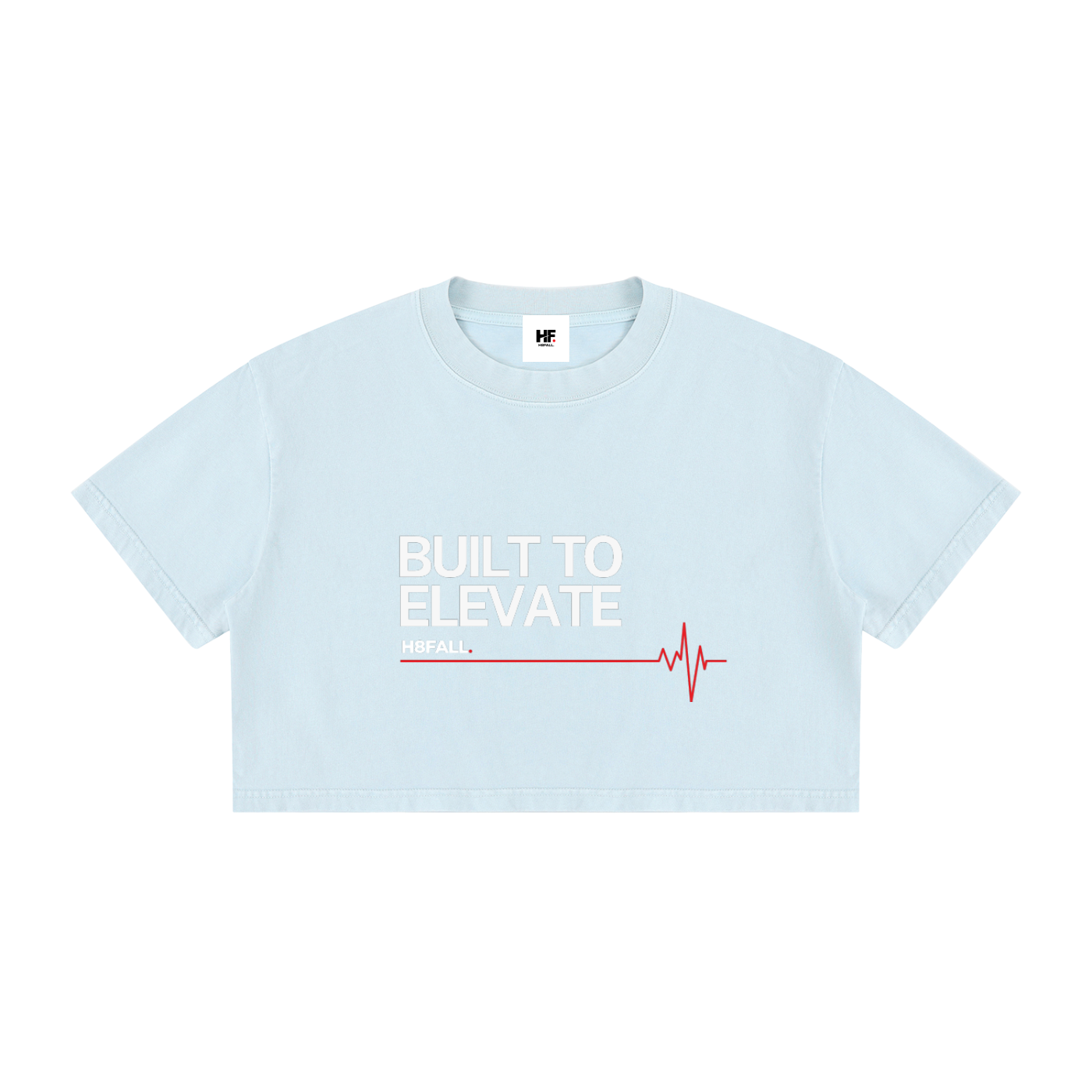 H8FALL Built To Elevate Cropped Tee