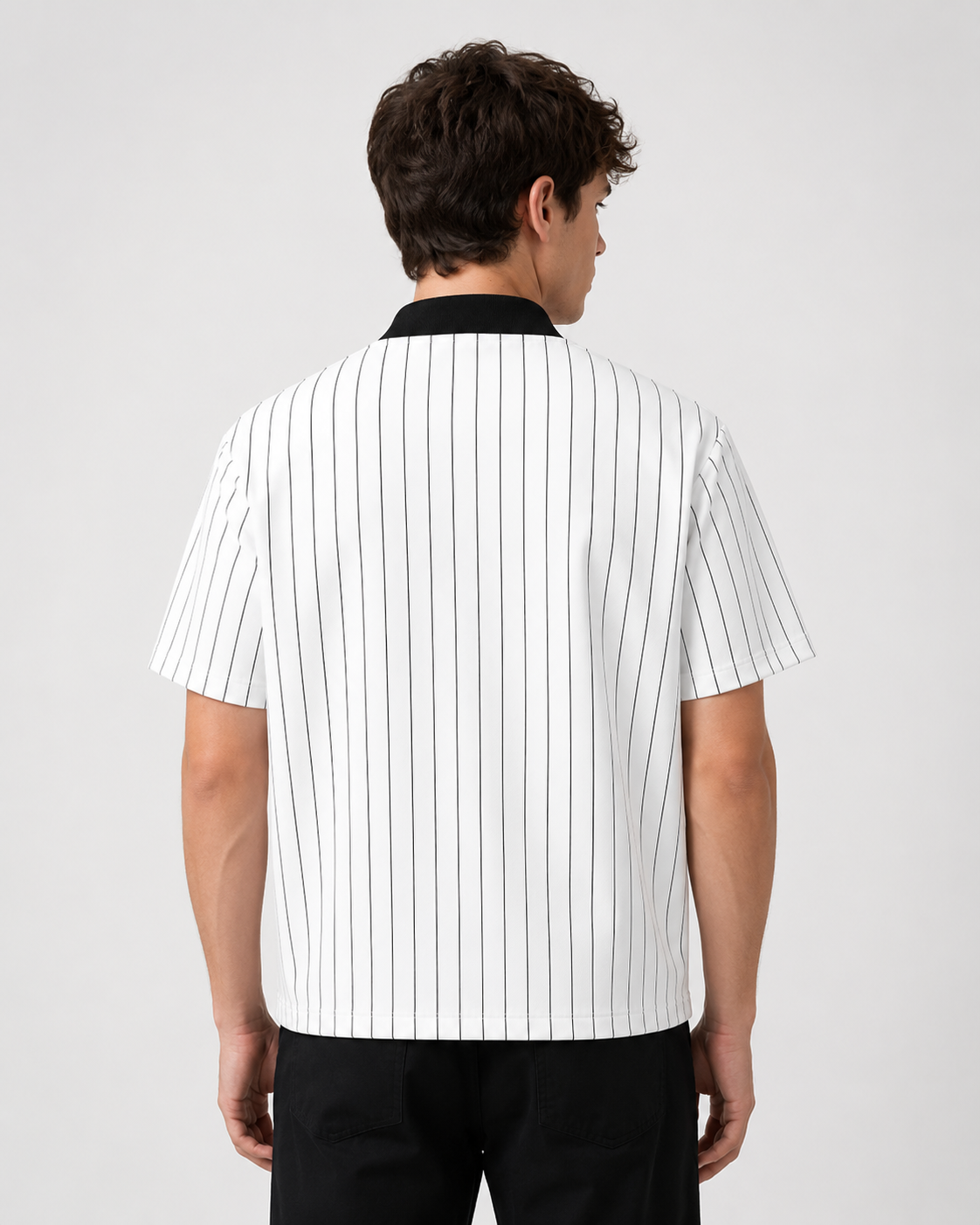 H8FALL Pinstripe Zip Jersey