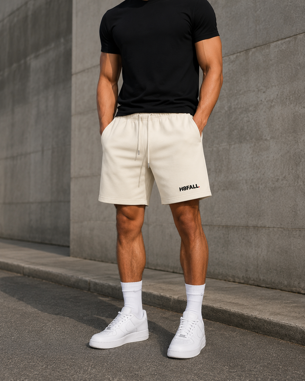 H8FALL Short de jogging classique