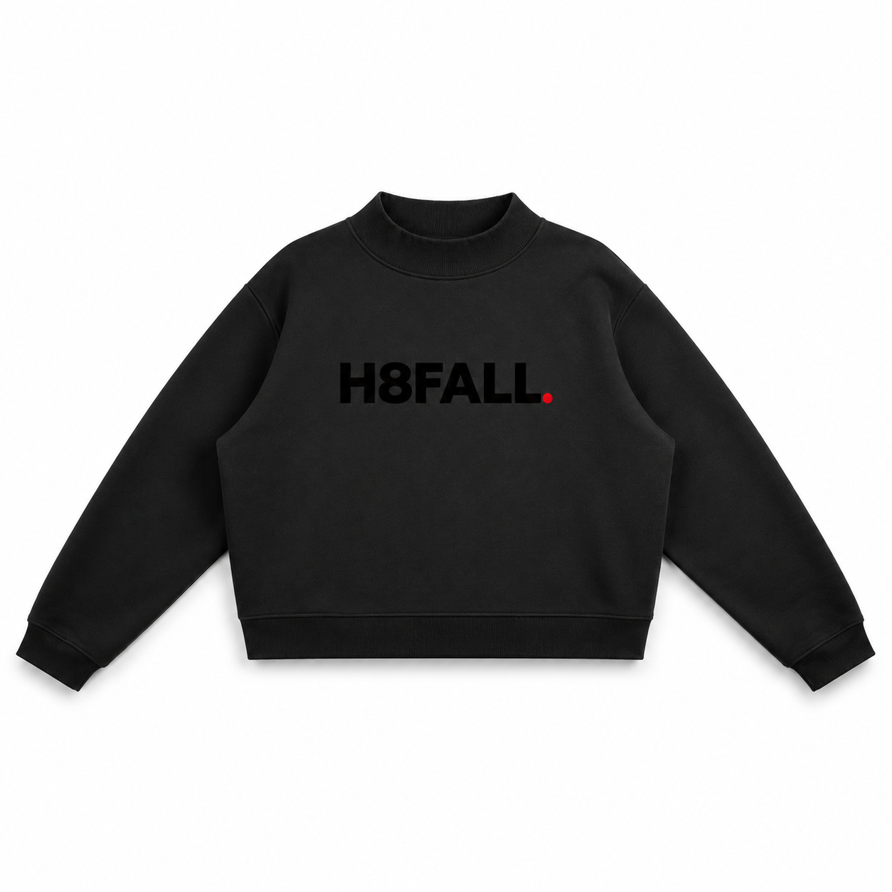 H8FALL Women’s Oversized Mock-Neck Sweatshirt