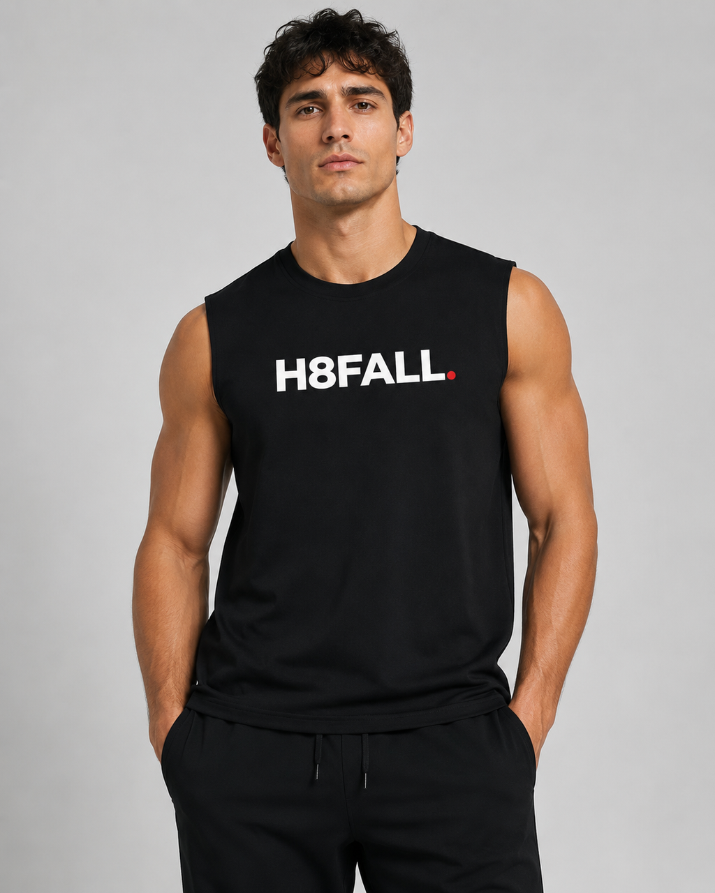 H8FALL Men’s Sleeveless Cotton Tank Top