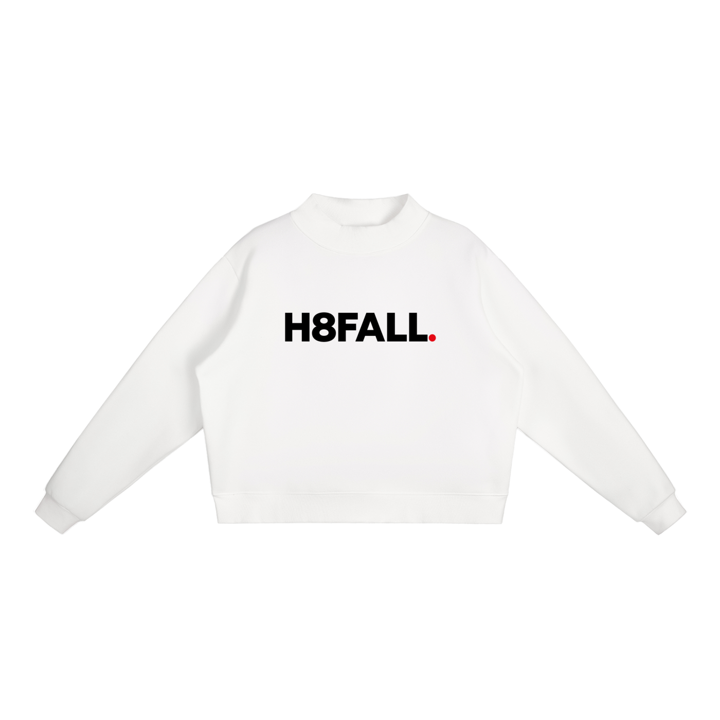 H8FALL Women’s Oversized Mock-Neck Sweatshirt
