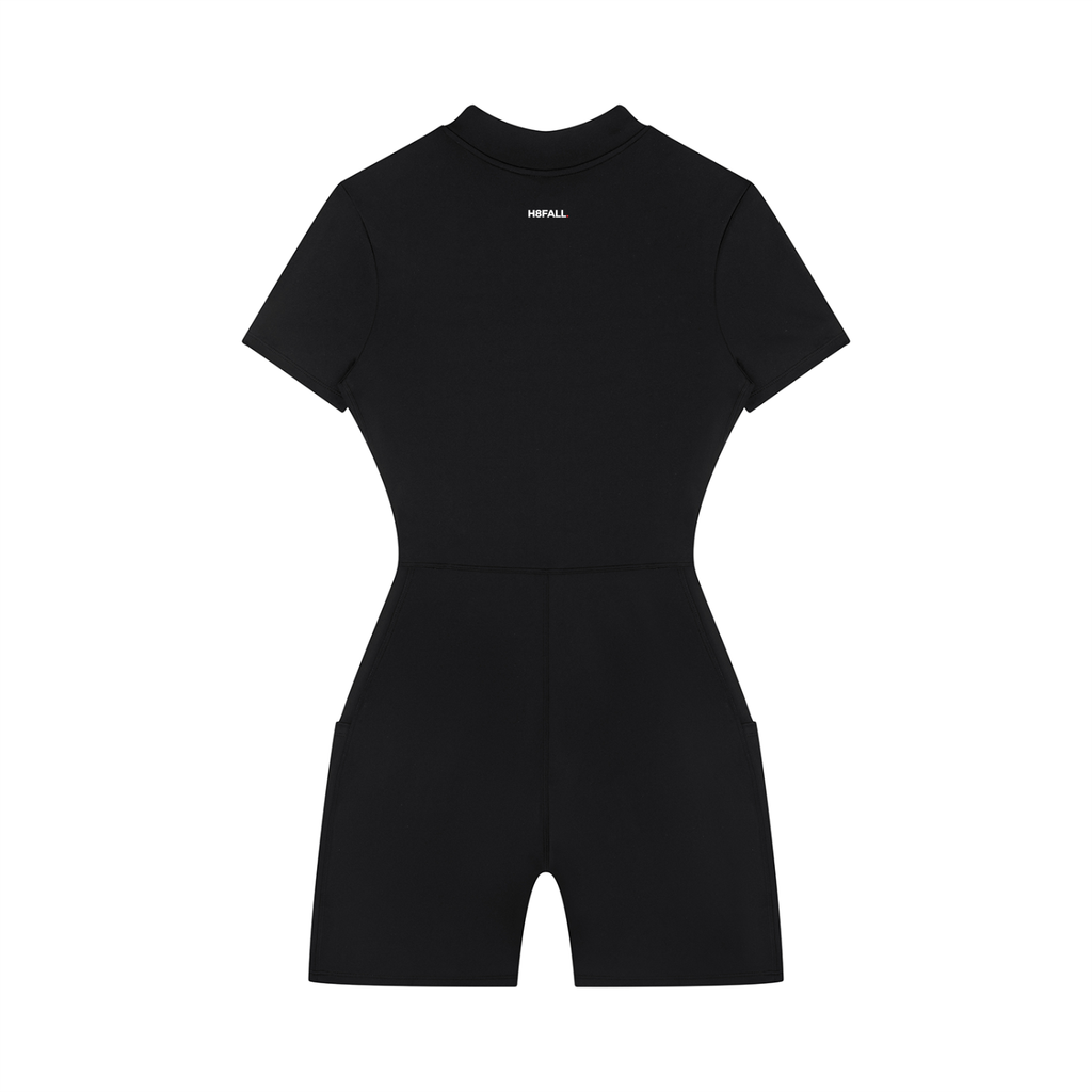 H8FALL Motion Zip Crop Top – Women’s Short Sleeve Active Top