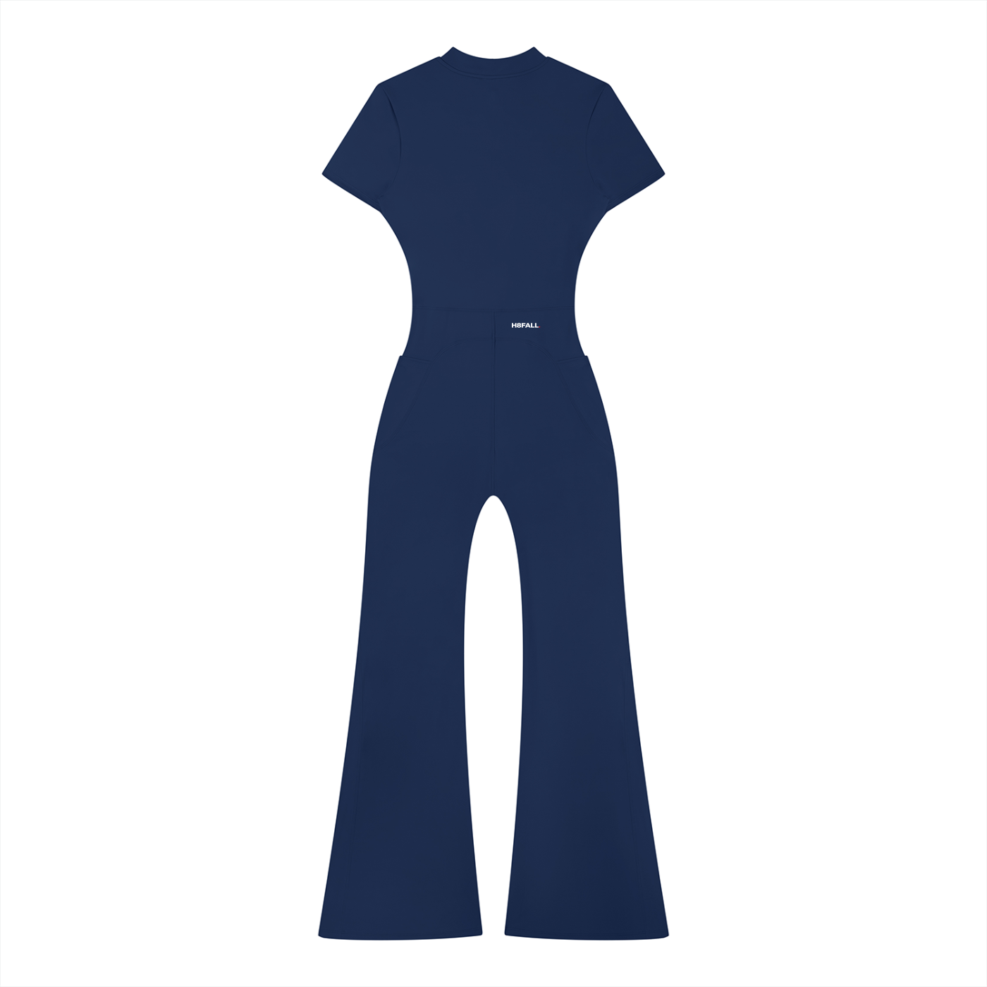 H8FALL Sculpt Zip Flare Jumpsuit