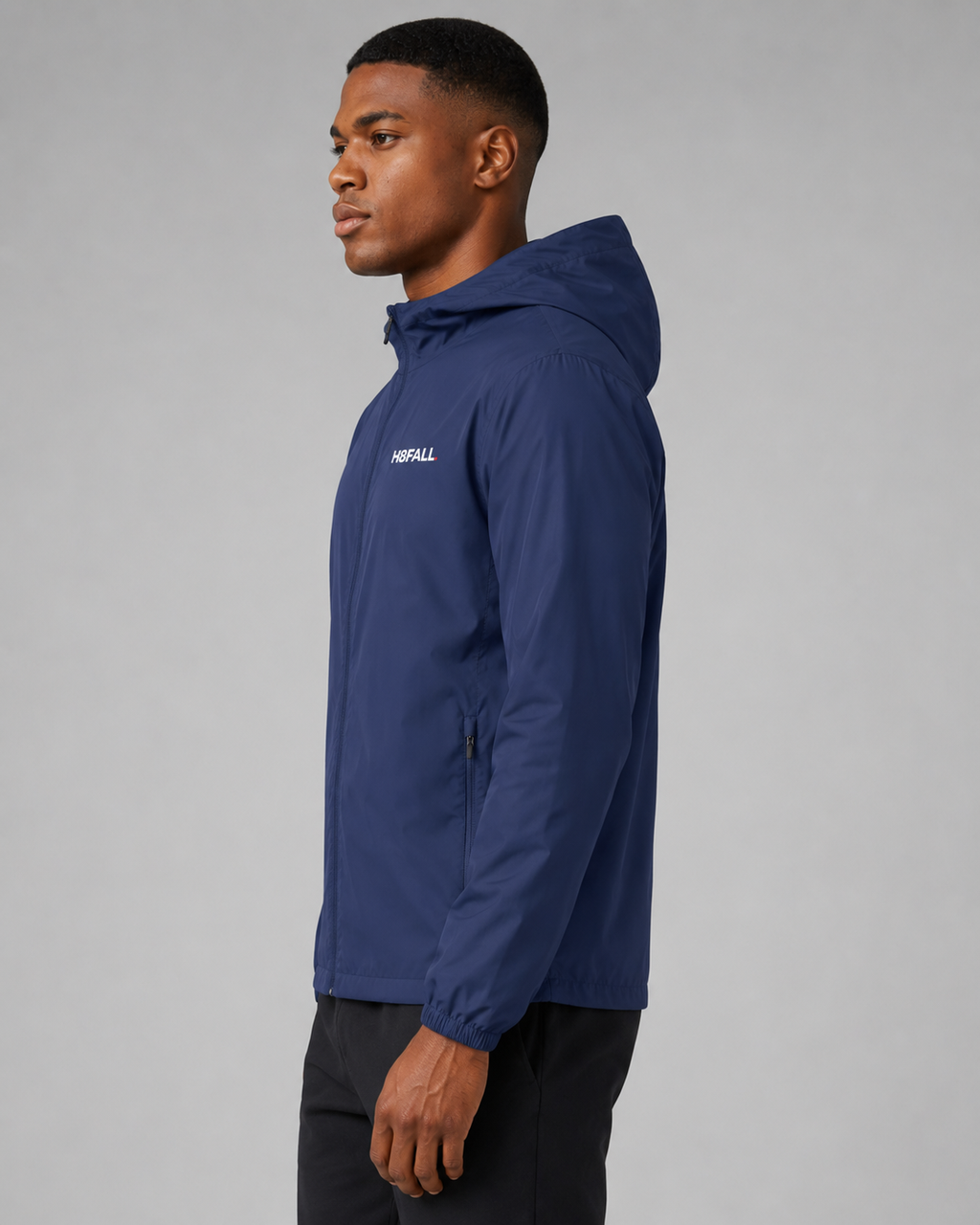 Zacht sportjack met capuchon