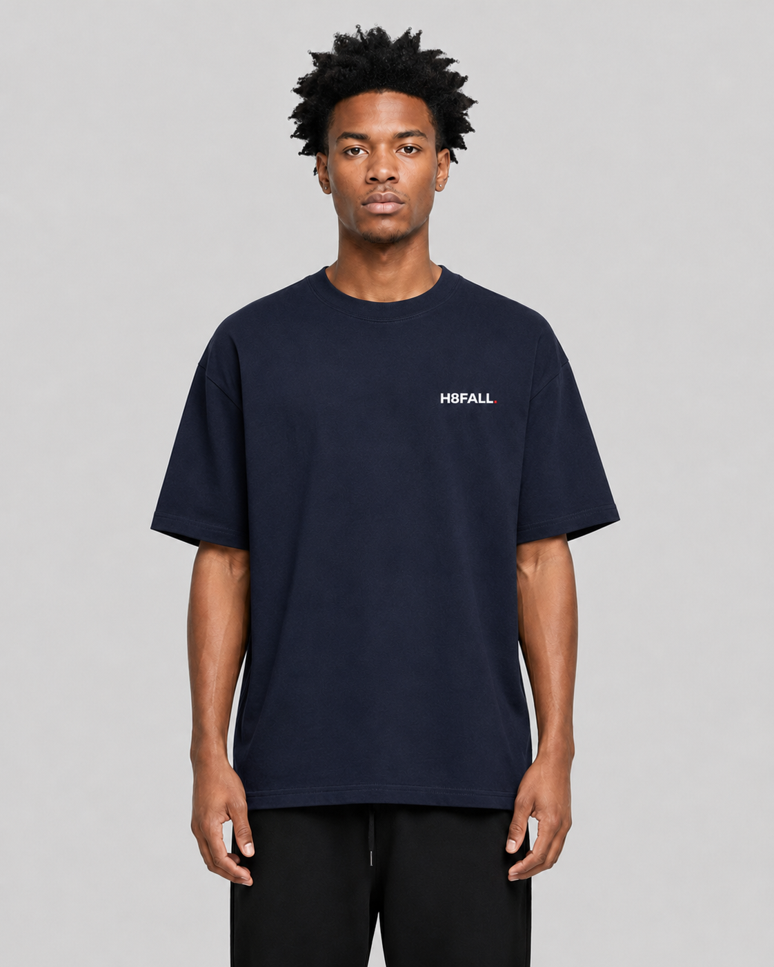 H8FALL Tomber. Se relever. Recommencer. T-shirt – T-shirt unisexe en coton
