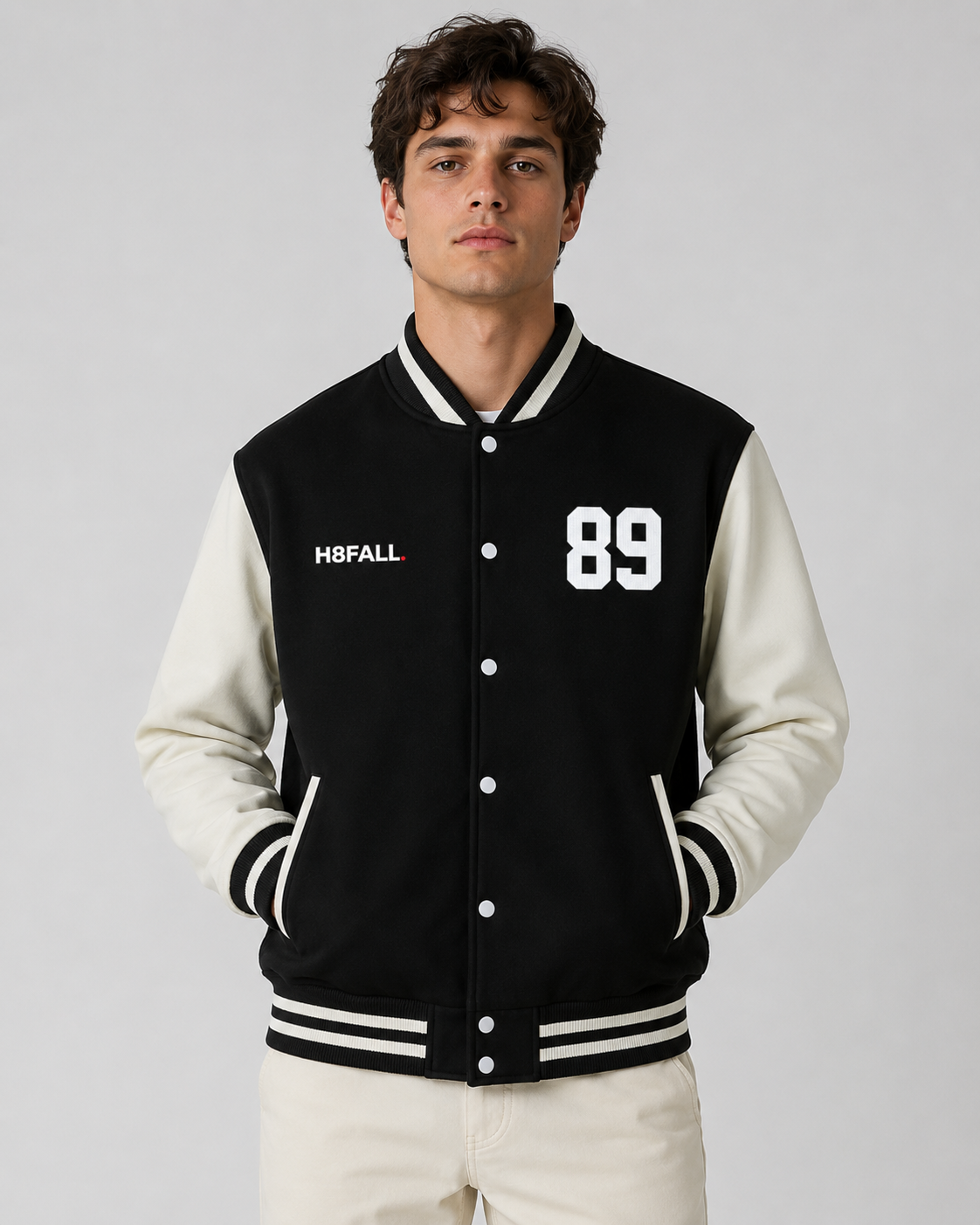 H8FALL Two-Tone Varsity Jacket