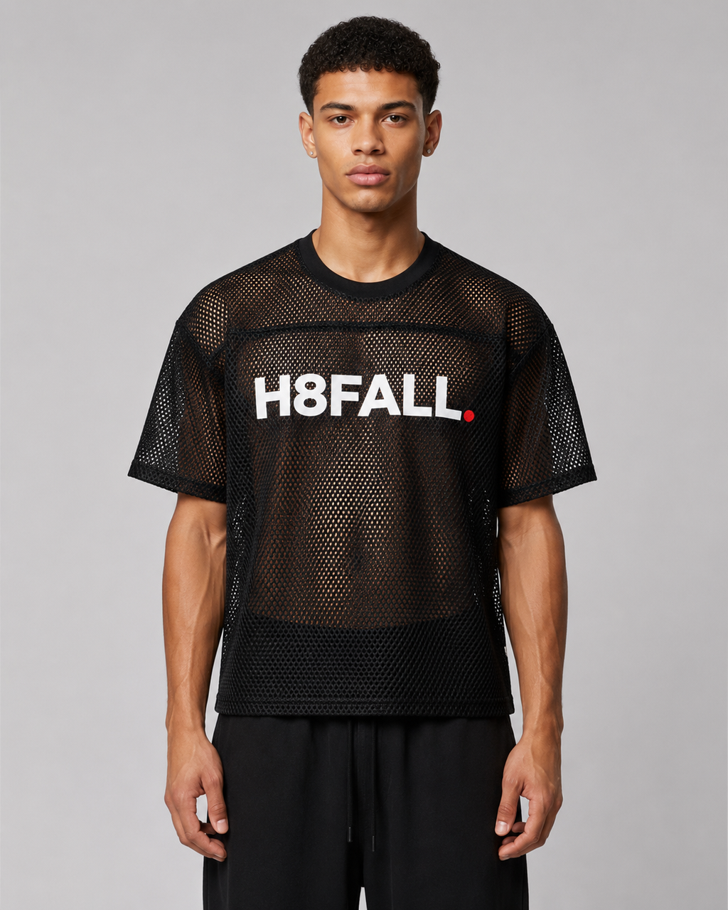 H8FALL Net Boxy Tee