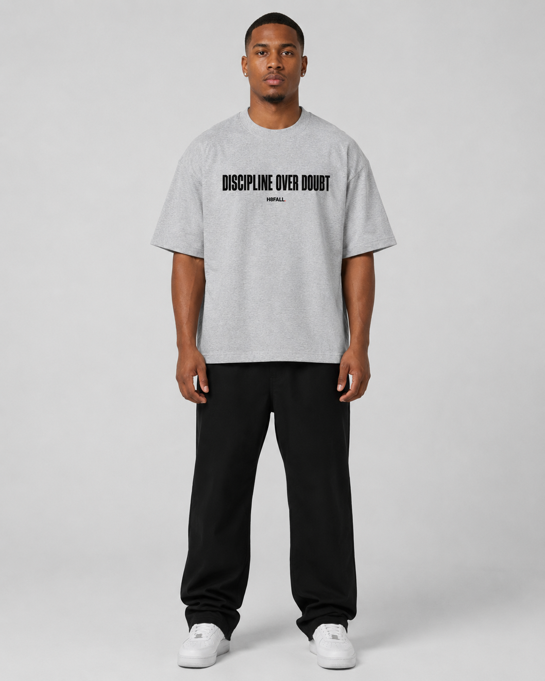 T-shirt H8FALL Discipline – T-shirt oversize unisexe en coton