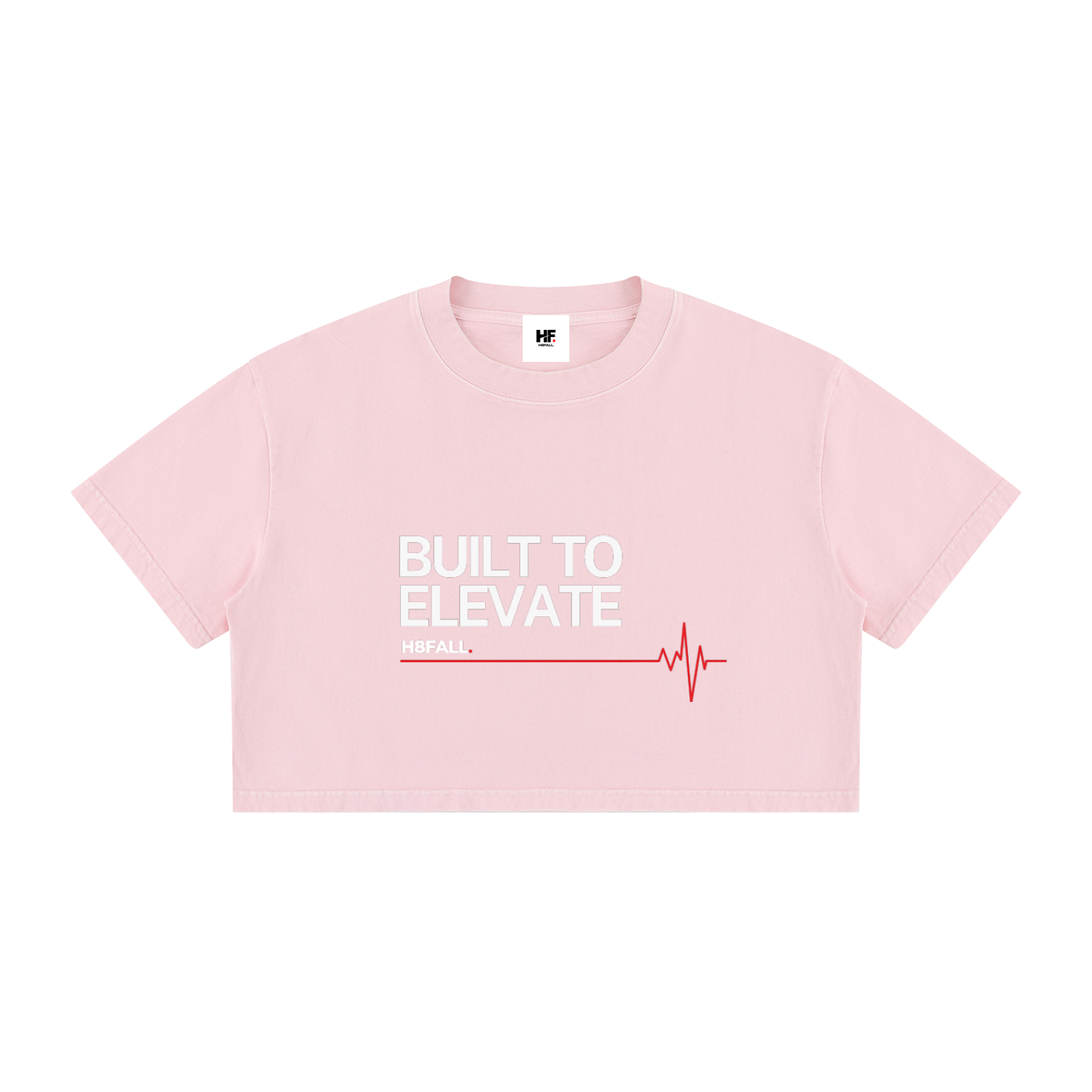 H8FALL Built To Elevate Cropped Tee