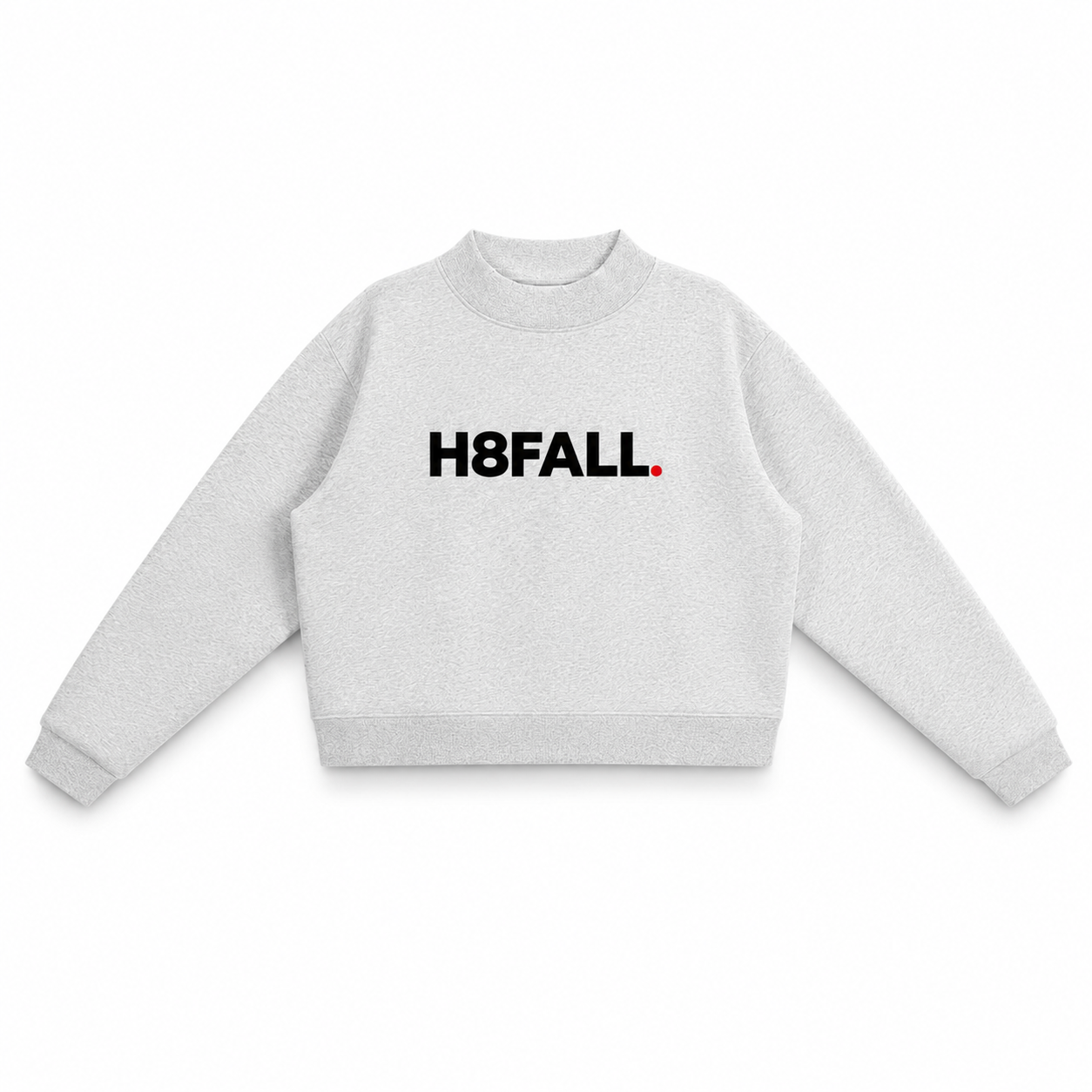 H8FALL Women’s Oversized Mock-Neck Sweatshirt