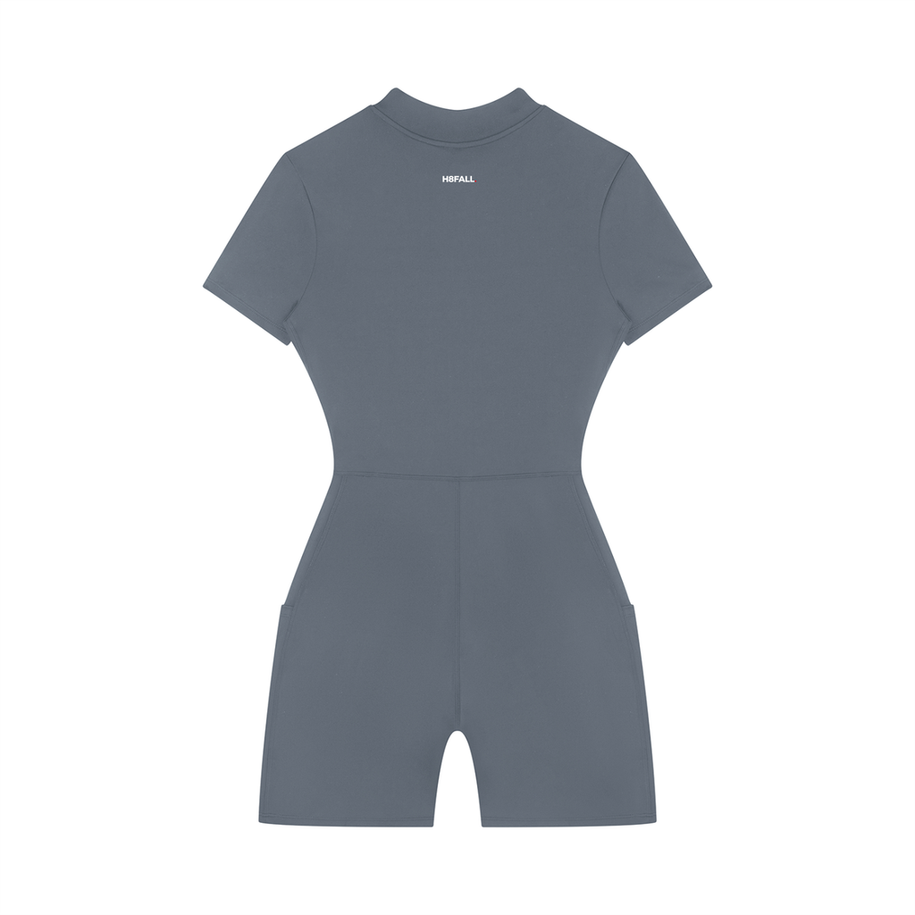 H8FALL Motion Zip Crop Top – Women’s Short Sleeve Active Top