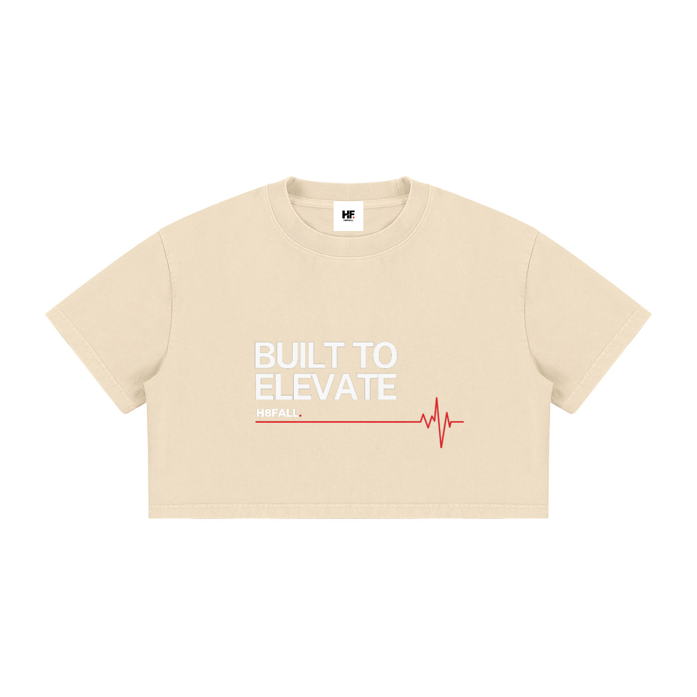 H8FALL Built To Elevate Cropped Tee