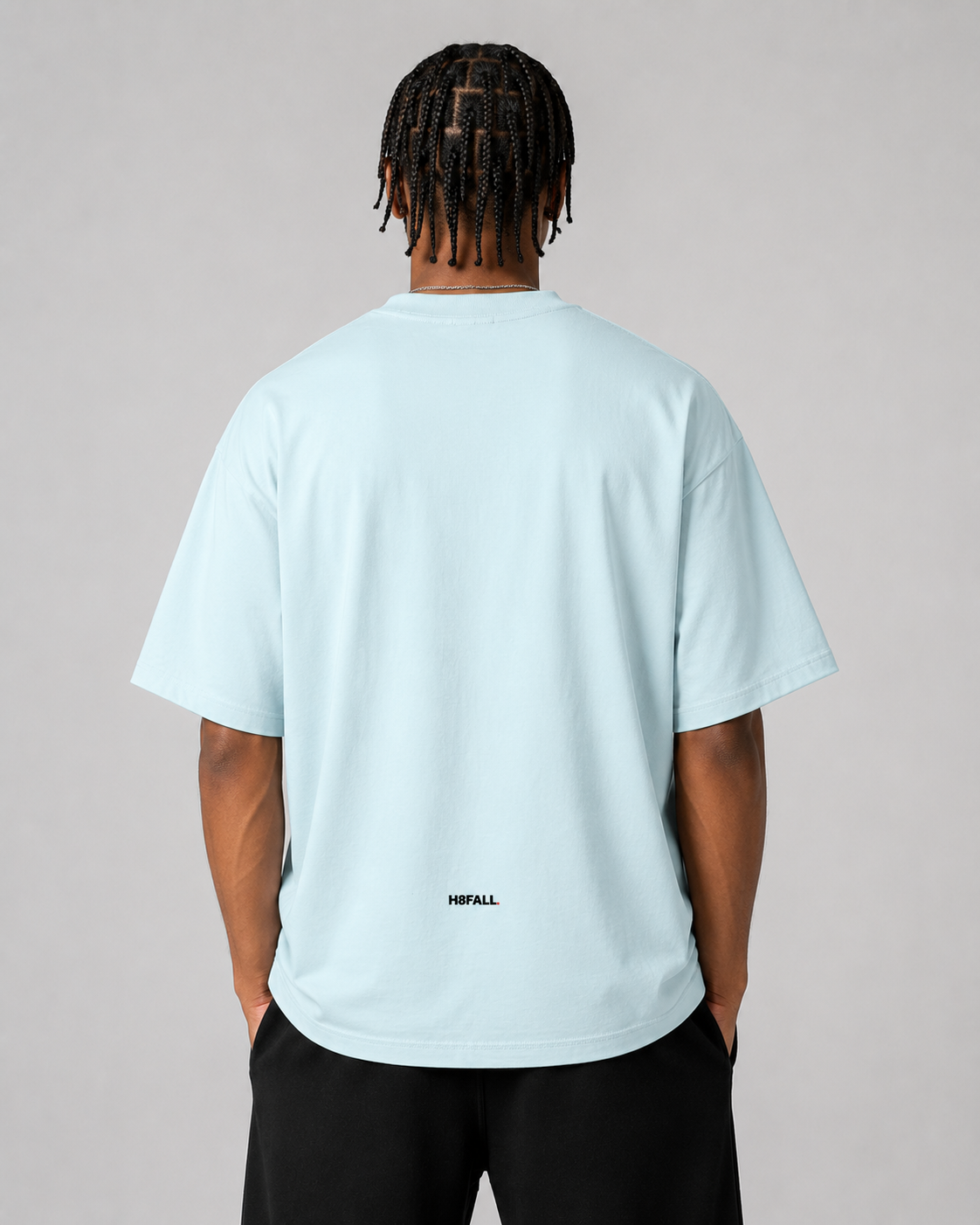 T-shirt surdimensionné H8FALL SKY Blue Montréal