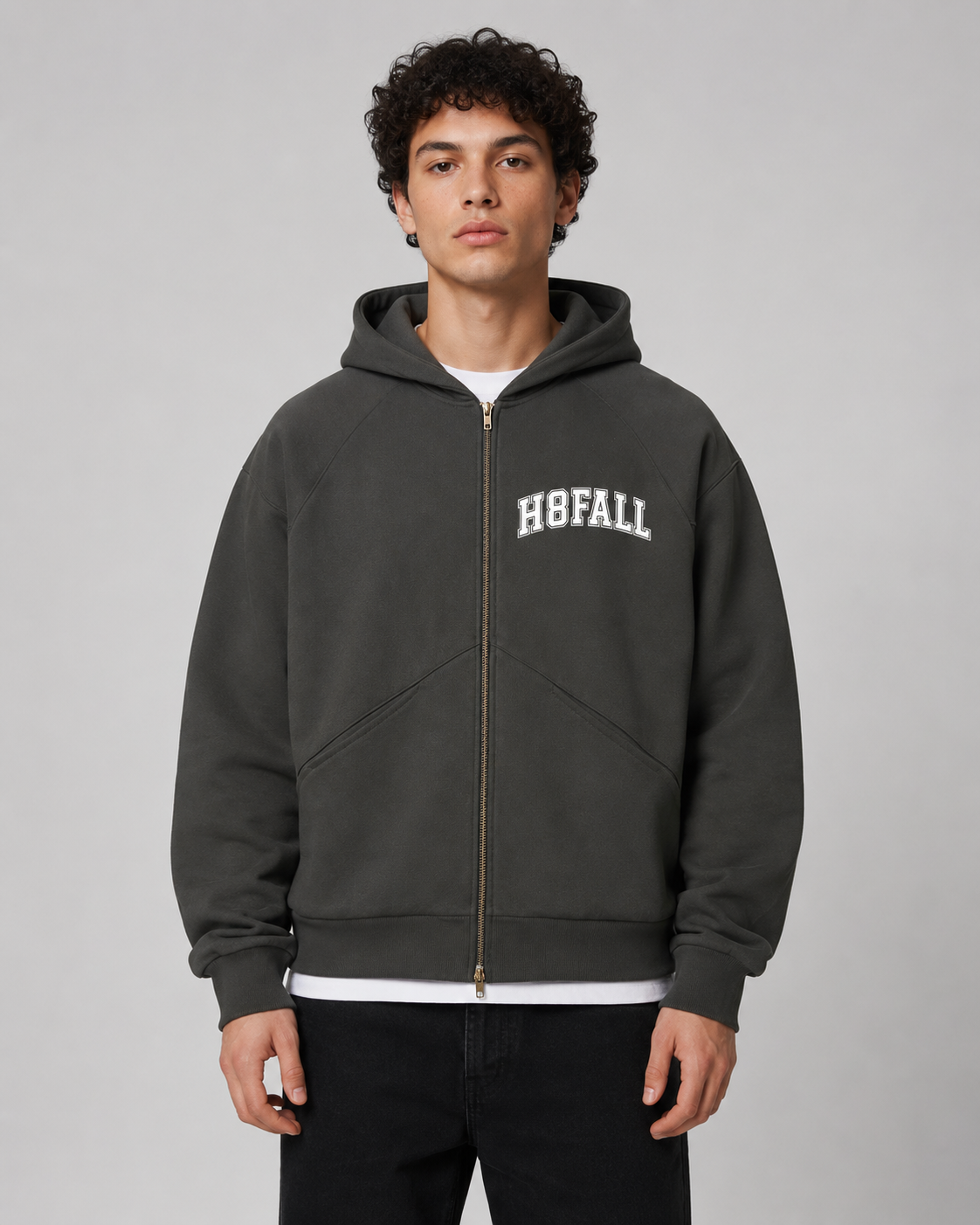 H8FALL Zip-Through Fleece Hoodie
