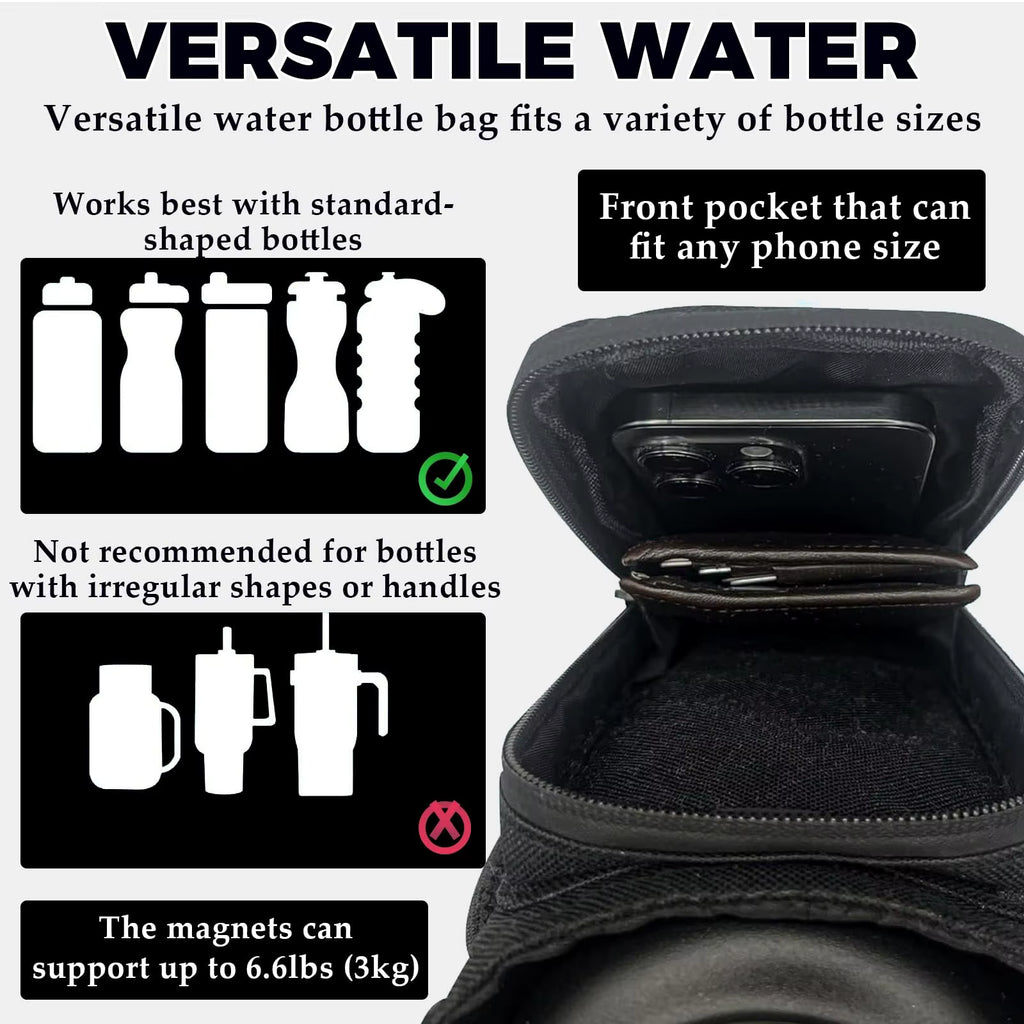 H8FALL Daily Move Bottle Sling – Magnetic Gym Water Bottle Carrier