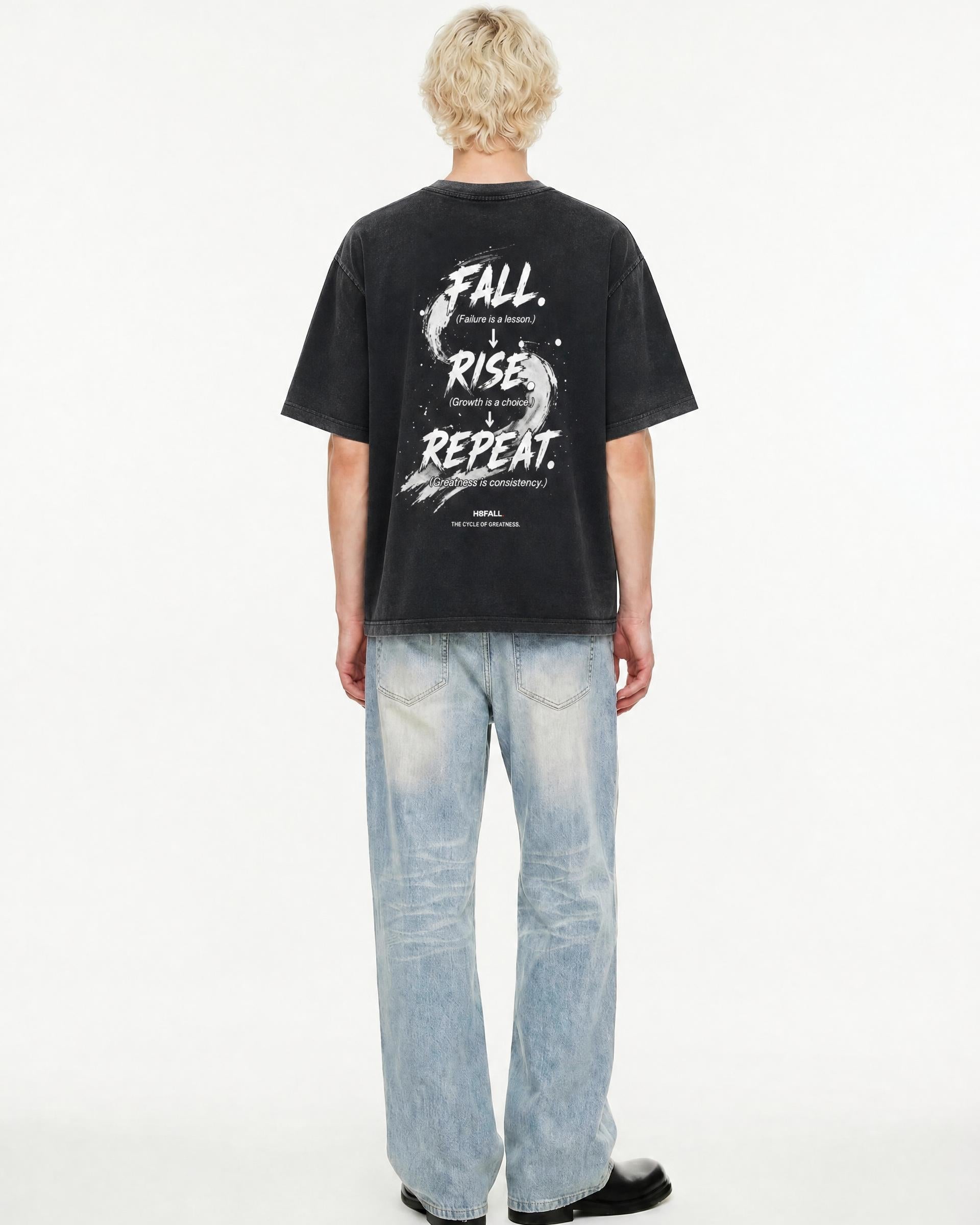 H8FALL Vintage Path Boxy Tee