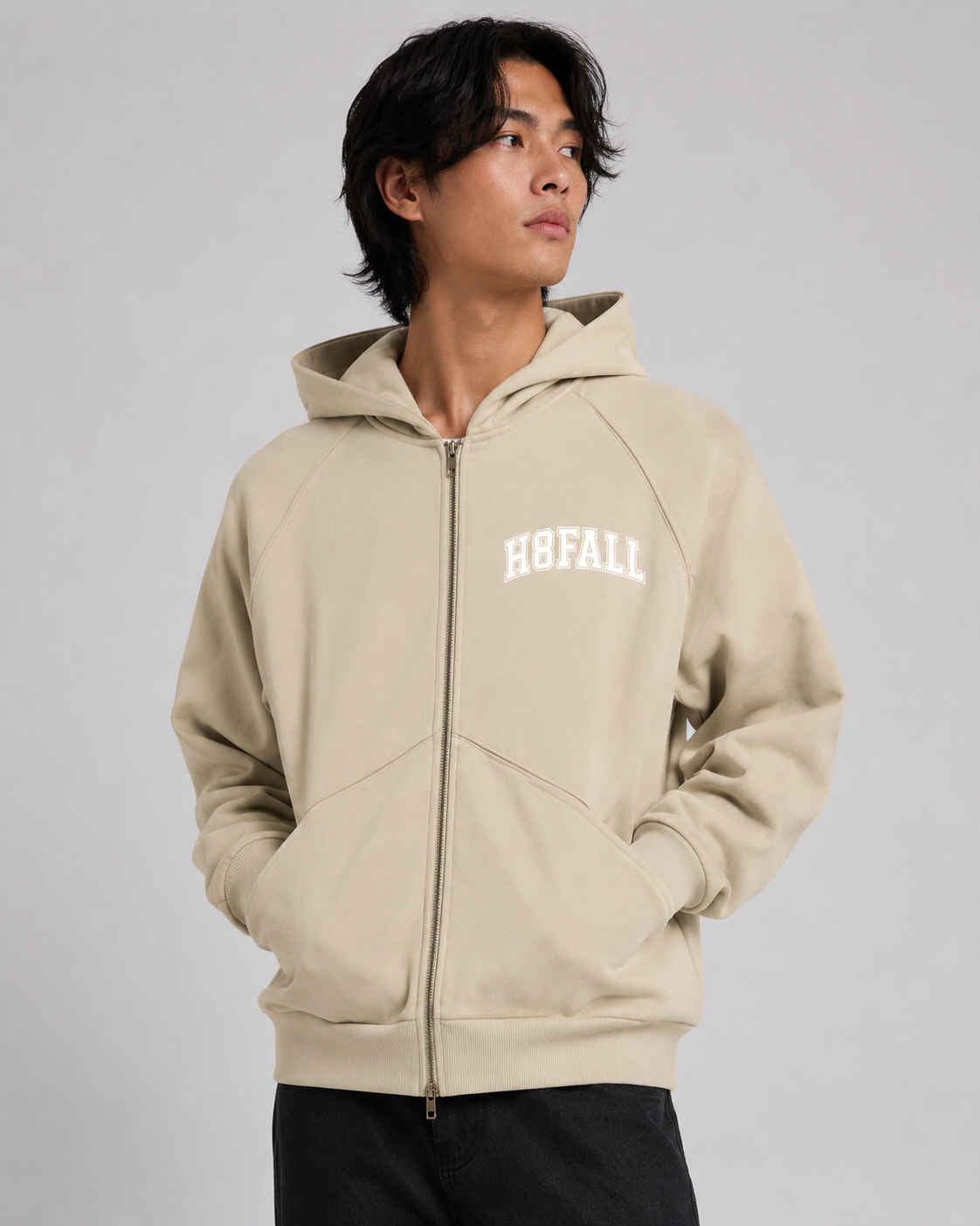 H8FALL Zip-Through Fleece Hoodie