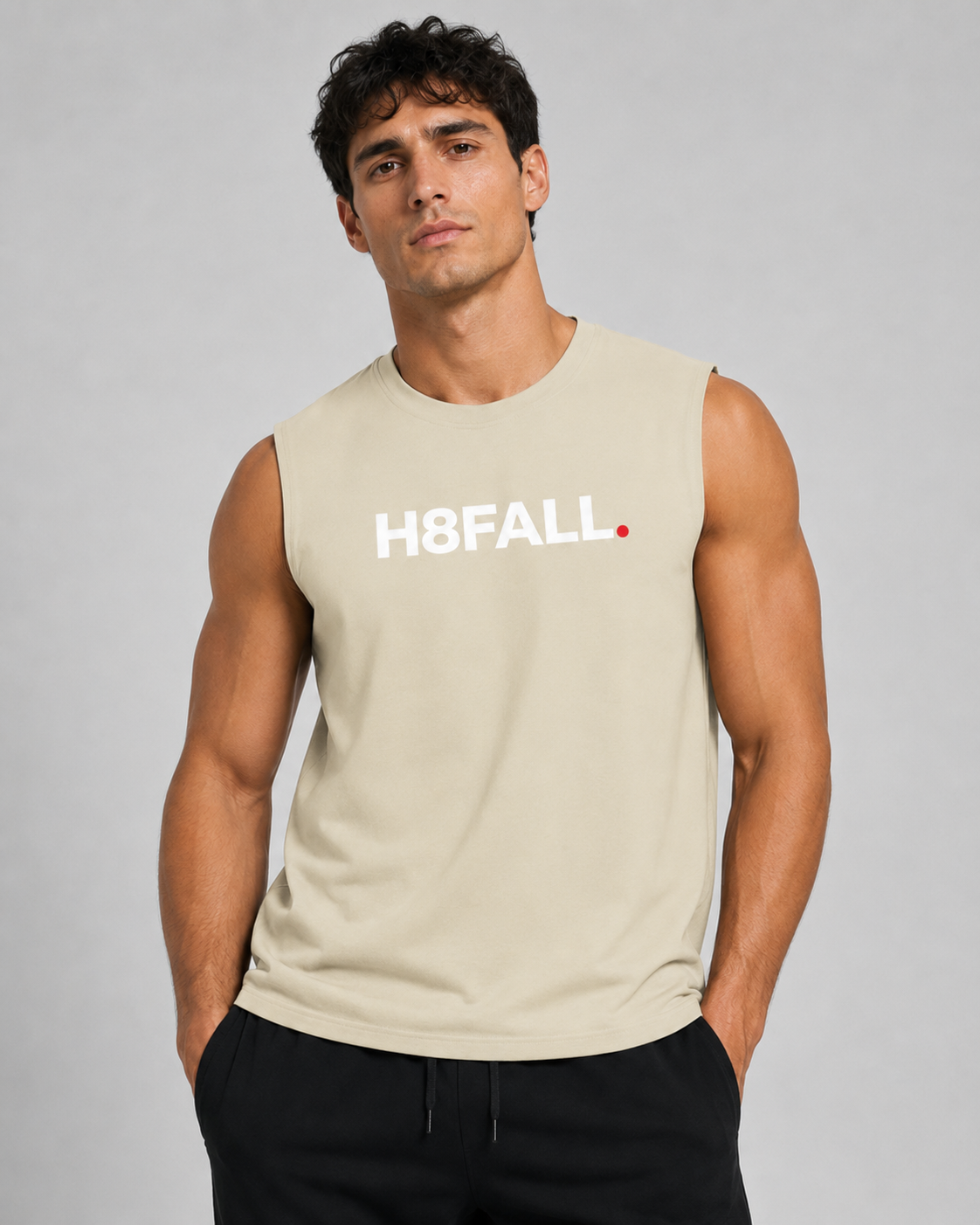 H8FALL Men’s Sleeveless Cotton Tank Top