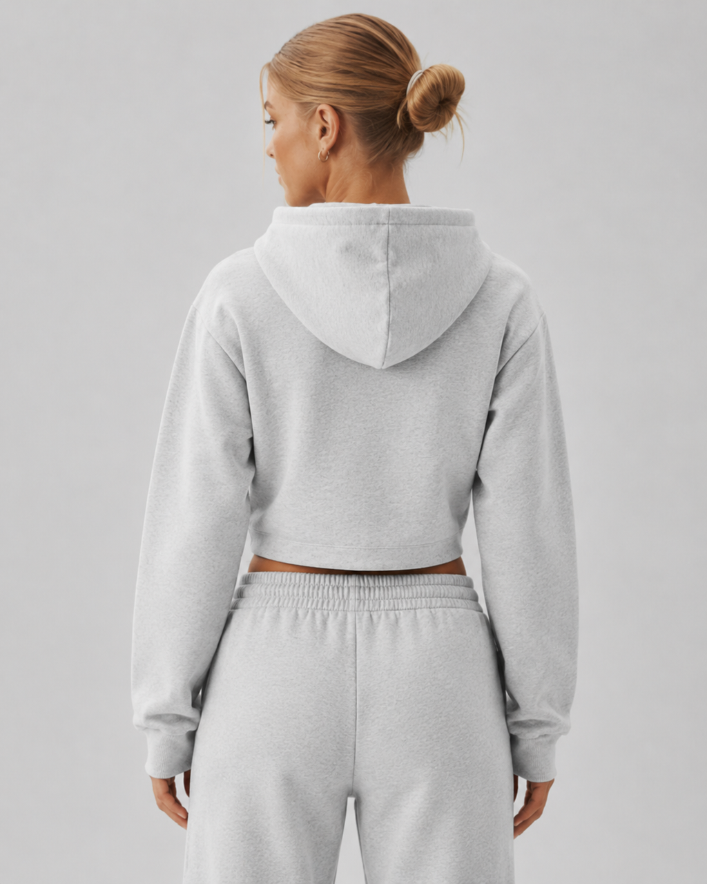 H8FALL Cropped Zip Hoodie