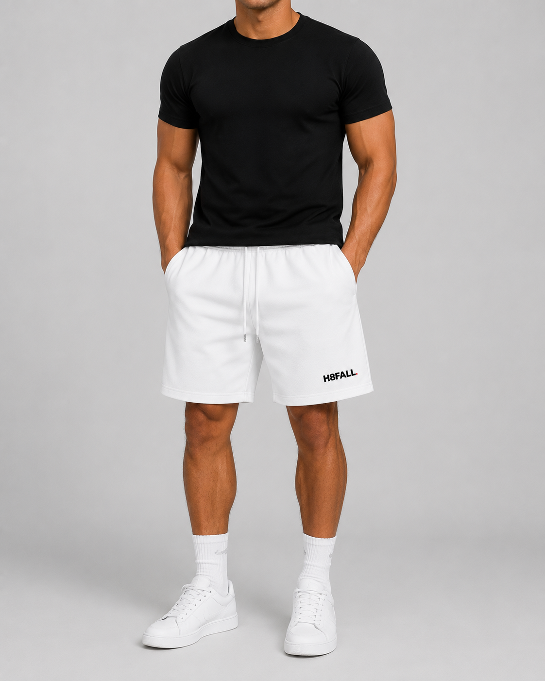 H8FALL Short de jogging classique