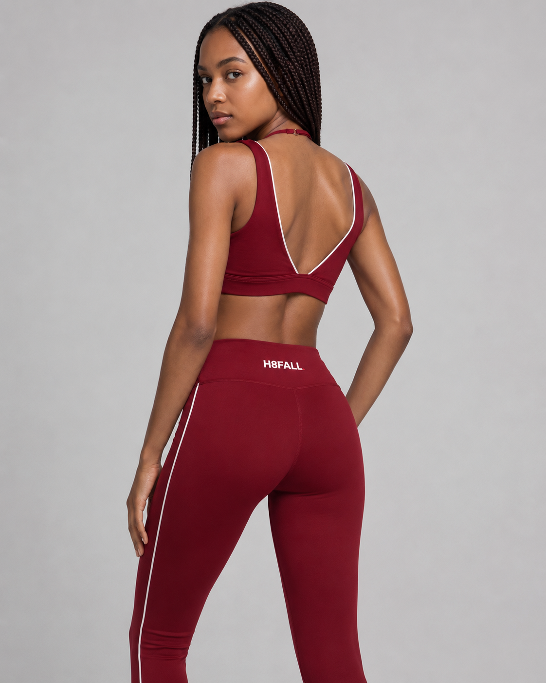 H8FALL Flex Crop Bra – Women’s Cropped Activewear Bra