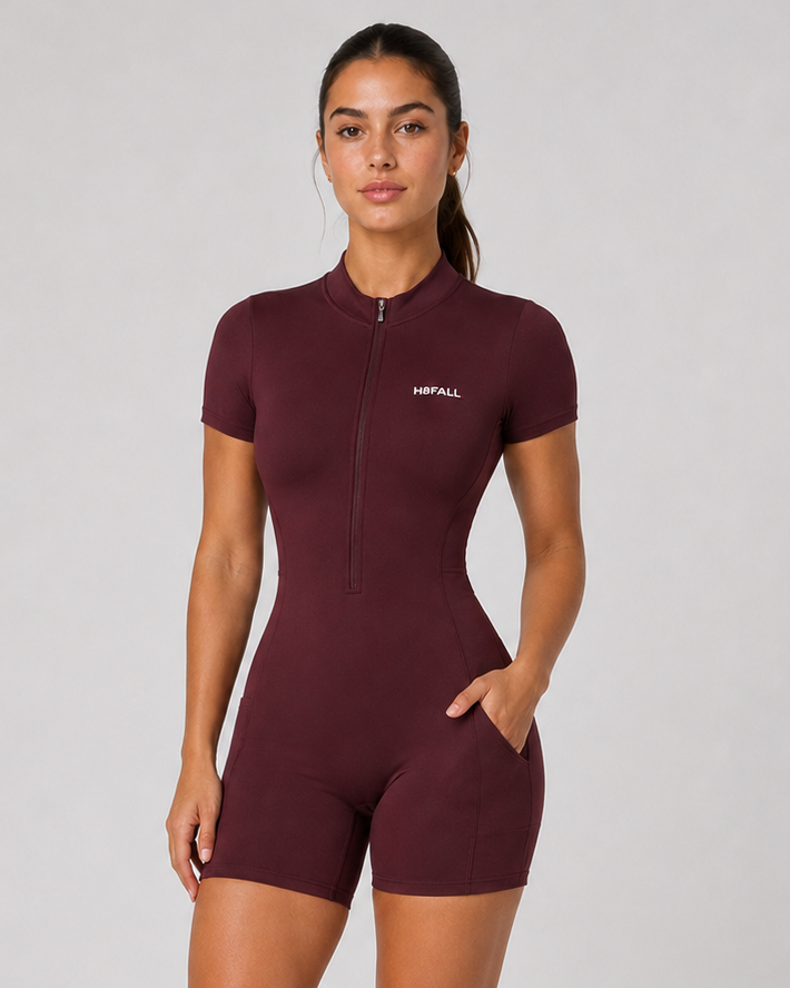 H8FALL Jumpsuit met Korte Rits