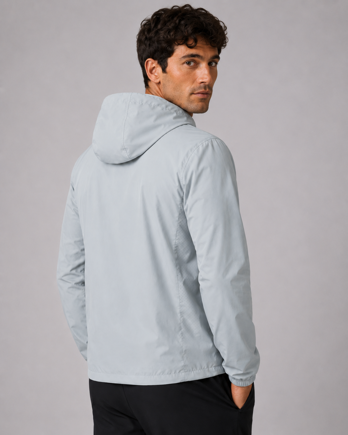 H8FALL Soft Hooded Sports Jacket