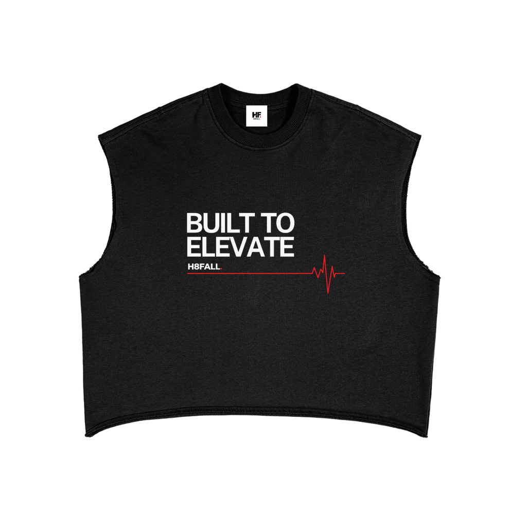 H8FALL Built To Elevate Boxy Tank Top