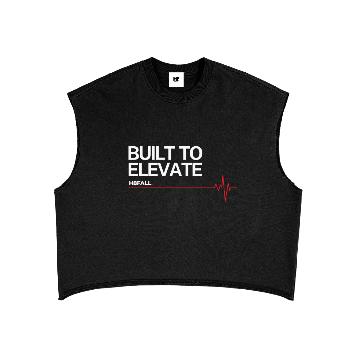 H8FALL Built To Elevate Boxy Tank Top