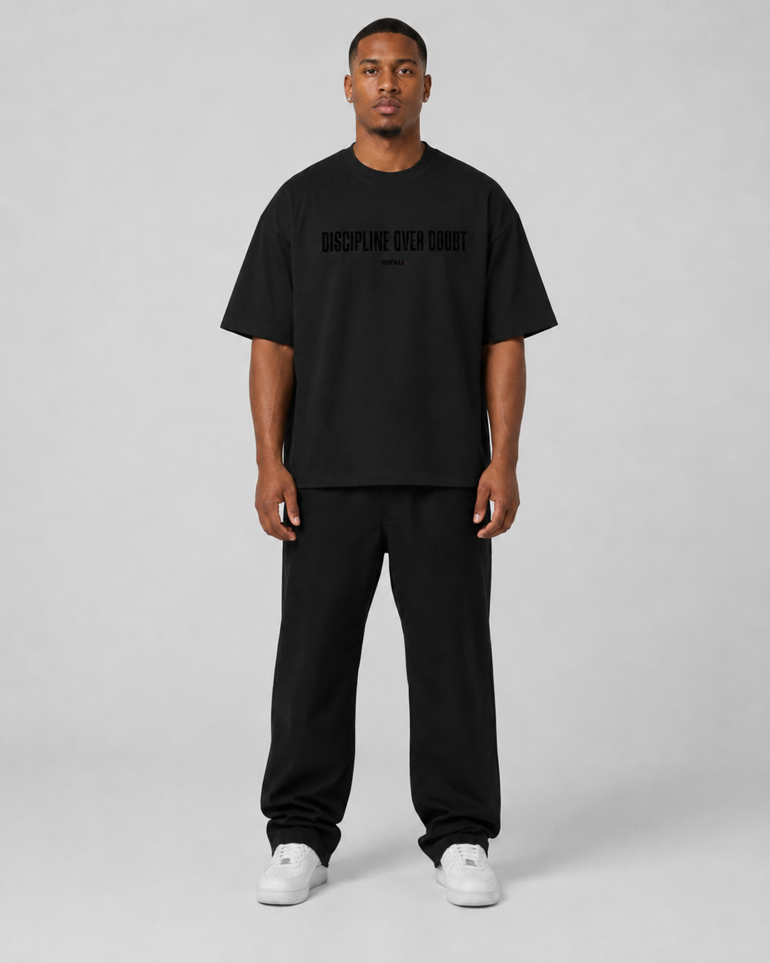 T-shirt H8FALL Discipline – T-shirt oversize unisexe en coton