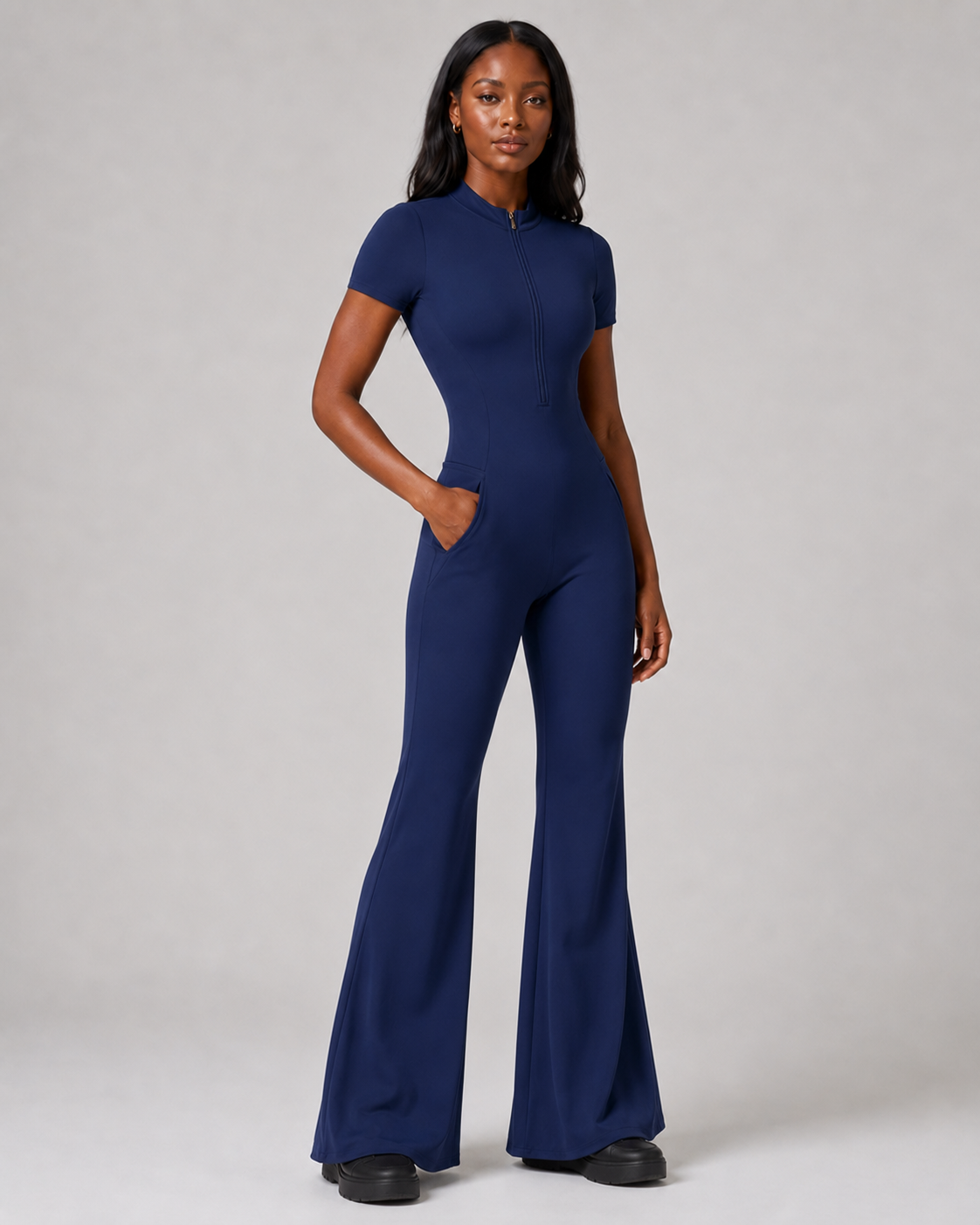 Combinaison pantalon patte d'éléphant Vela
