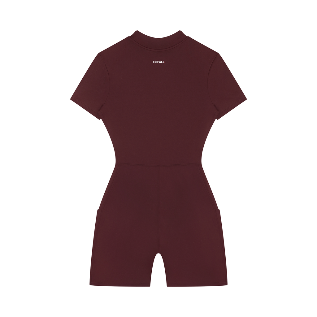 H8FALL Motion Zip Crop Top – Women’s Short Sleeve Active Top