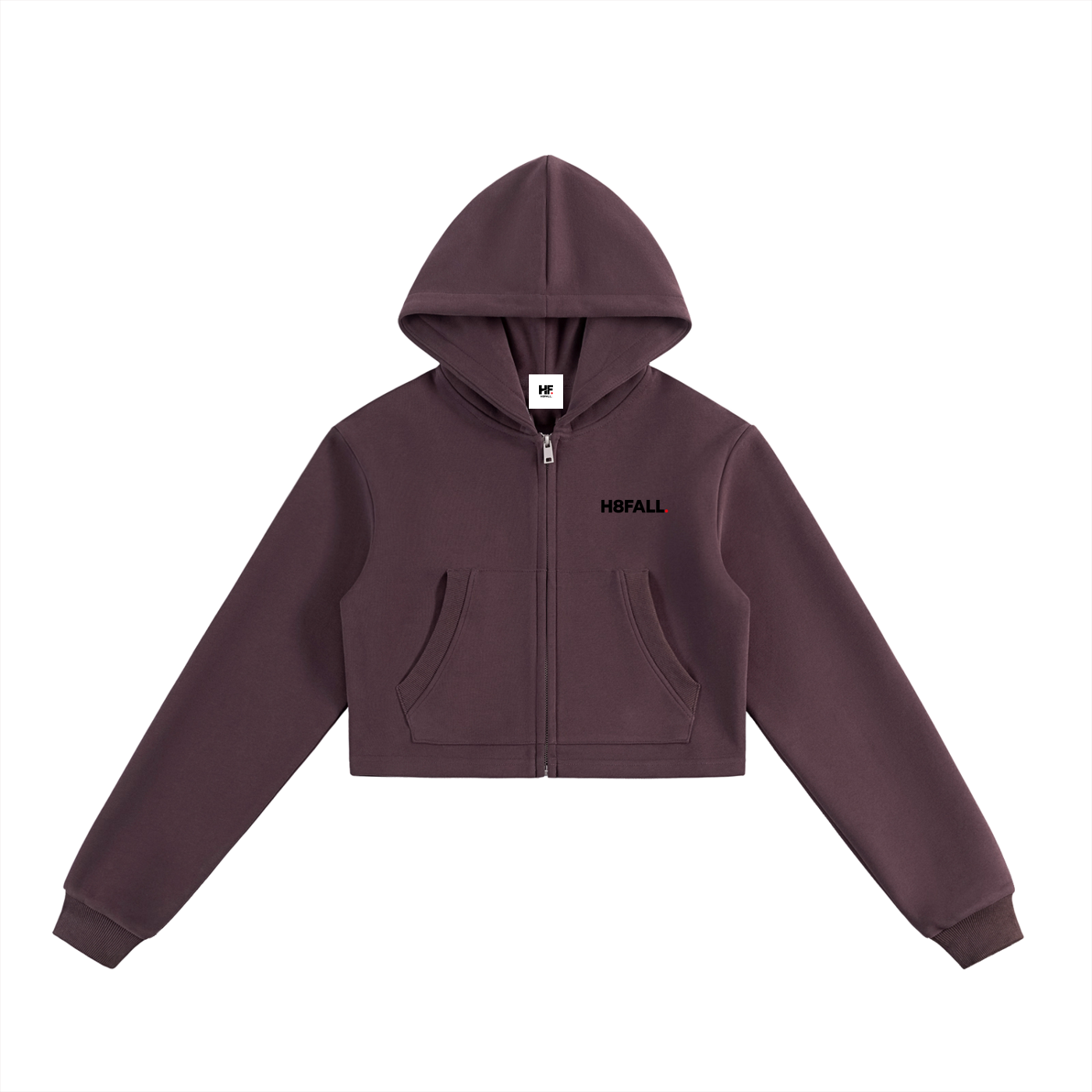 H8FALL Cropped Zip Hoodie