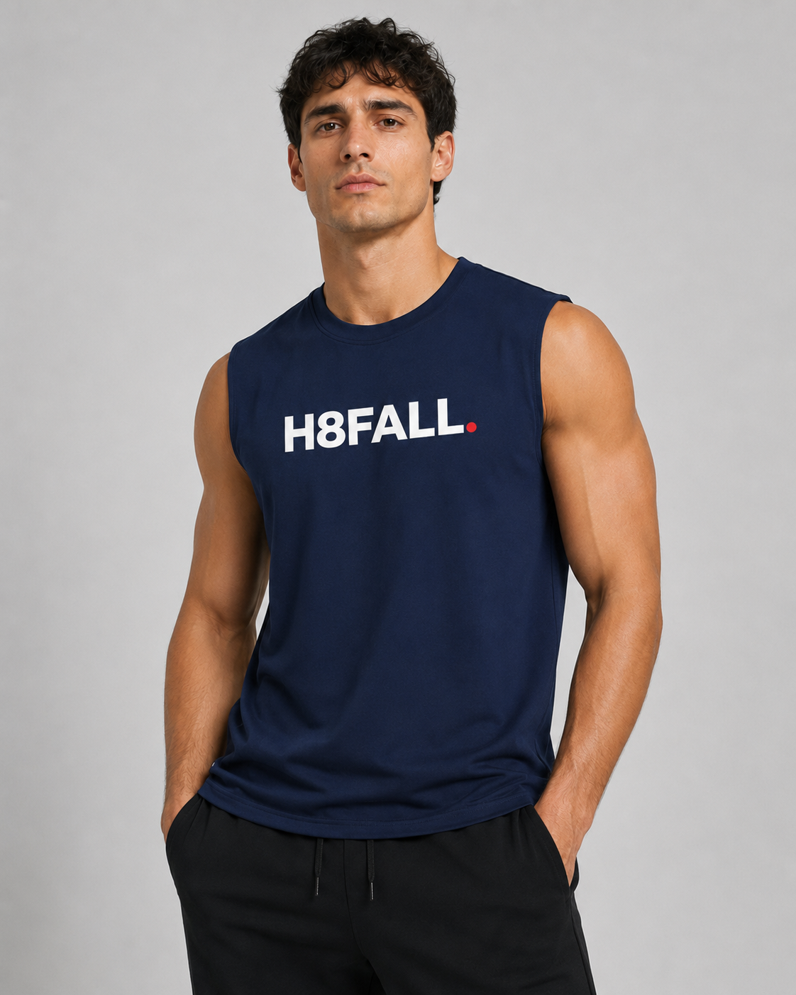 H8FALL Men’s Sleeveless Cotton Tank Top