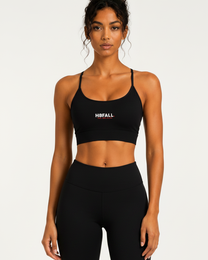 H8FALL Crossback Sports Bra — Locked In
