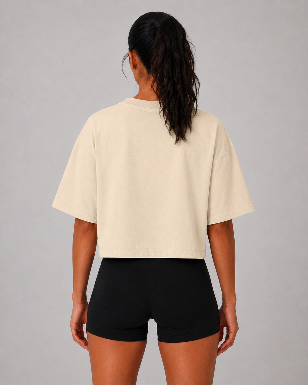 H8FALL Built To Elevate Cropped Tee