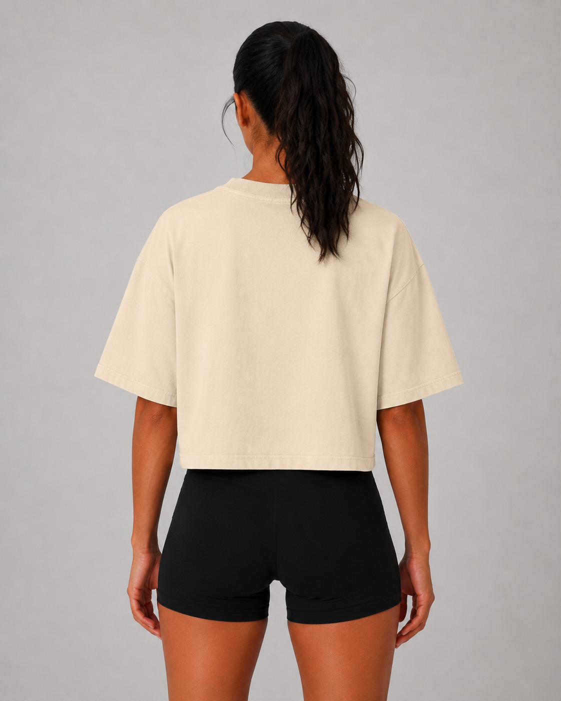 H8FALL Built To Elevate Cropped Tee